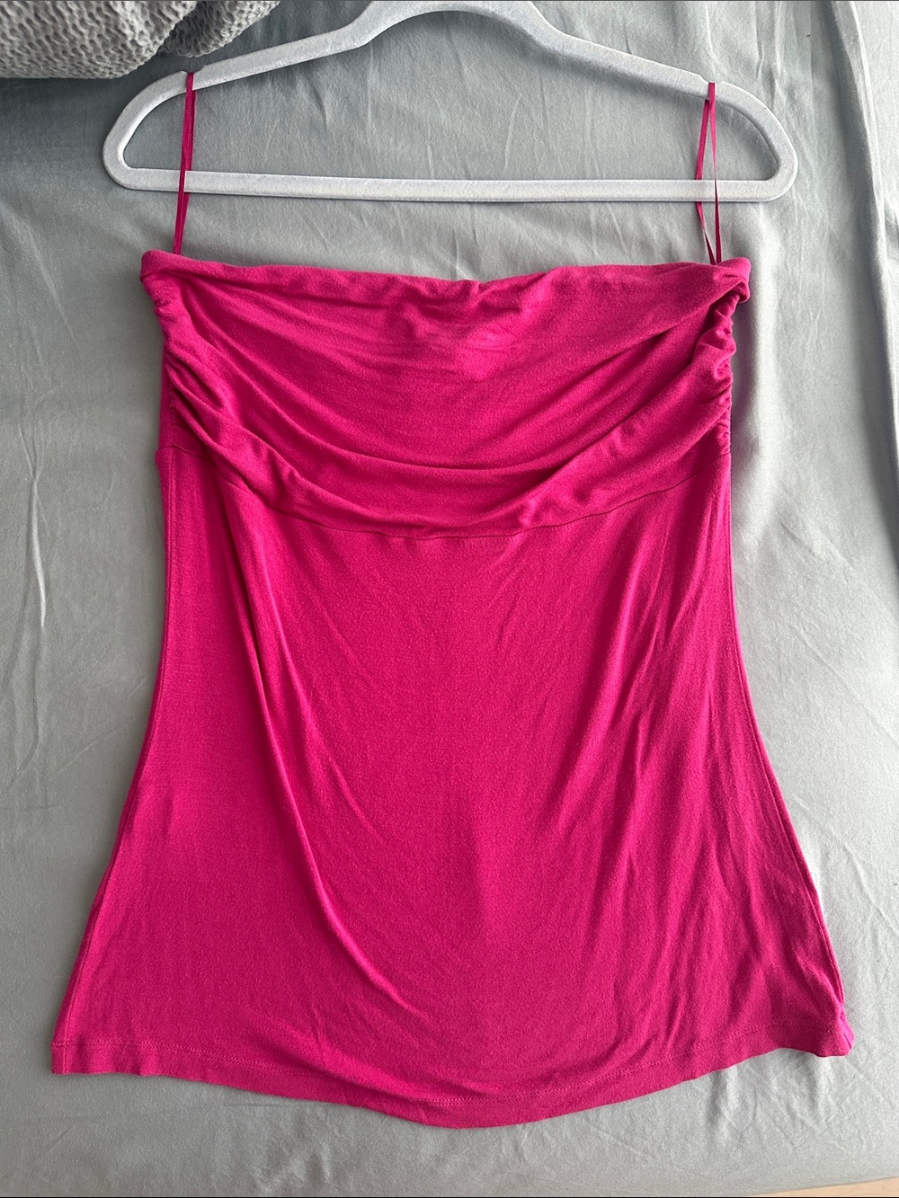 Women's Hot Pink Strapless top